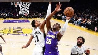 レイカーズがスパーズとの激戦を制して5連勝…ドンチッチが35得点、八村塁は第4Qの好守で貢献