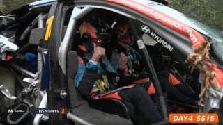 ラリージャパンで大波乱、雨の最終日に衝撃事故  「ドアが完全に外れた状態で到達」公式Xも驚きを持って伝える