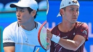  西岡良仁と島袋将、錦織圭を抜く 