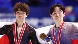 【フィギュアスケート】鍵山優真は佐藤駿と再び「バチバチ」に戦えることが「すごくうれしいし楽しい」