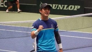 西岡良仁 連戦で疲労困憊も逆転勝ちで初戦突破！全豪本戦出場の可能性が「踏ん張れたポイント」[兵庫ノアチャレンジャー]