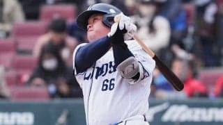 西武戦力外の渡部健人が特大弾　ハム・石川直也からいきなり…解説者驚愕「軽打して」