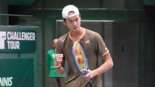 坂本怜 2戦連続のフルセットマッチを制して8強入り [兵庫ノアチャレンジャー]