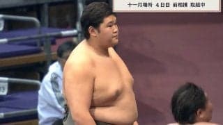 すごいカラダ…前相撲で「もう仕上がってる」衝撃光景 角界“最長身”力士に「強すぎるよ」驚きの声