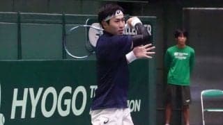 綿貫陽介 ストレート勝ちで準々決勝進出。過去2度Vした好相性の大会に「負けるというのが浮かばない」[兵庫ノアチャレンジャー]