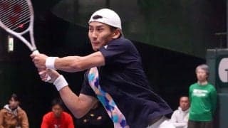 島袋将 好調維持して磯村志を破り初戦突破。連戦の疲労を言い訳にせず「気合いを入れながら戦いきれた」 [兵庫ノアチャレンジャー]