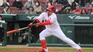 40歳・松山竜平が貫禄の3安打！去就はNPBにこだわりも｢声がかかればどこにでも行きたい｣【トライアウト】