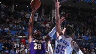 レイカーズが昨季王者サンダーに29点差で完敗…八村塁は2本の3Pを含む13得点