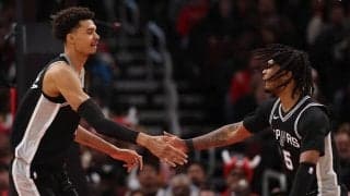 NBA史上5組目…スパーズのウェンバンヤマとキャッスルが20得点超えのトリプルダブル