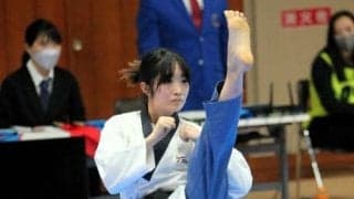 笑顔の裏に負けん気の強さ　デフ五輪・テコンドー初代表の星野萌選手