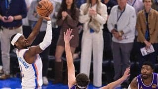 リーグベストの12勝1敗…昨季覇者サンダーがフランチャイズ史上最高のスタート