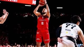 千葉ジェッツのホグ、1試合出場停止と罰金5万円の懲罰…12日アウェー戦でスポンサー広告看板を蹴る