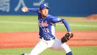 阪神育成1位の東農大オホーツクの右サイドが初戦敗退も威力あるストレートを披露【明治神宮大会】