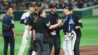 侍Jの強化試合で韓国代表が抗議連発　アウト判定＆天井直撃の判定をめぐり…東京D騒然