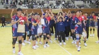 東山が洛南にストレート勝ち　2年生エース岩田怜緯が勝負どころで流れを奪う　京都大会男子／春高バレー