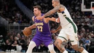 八村塁欠場のレイカーズがバックスに快勝…ドンチッチが41得点、敵地連戦を3勝2敗で終了