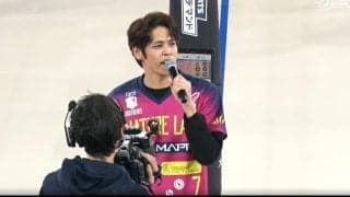 「俺のセットで打てへんやつはただのポンコツや」男子バレー、始球式で漫画『ハイキュー!!』の名台詞 “高校No.1セッター”の登場に会場大盛り上がり