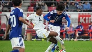 アクシデントの瞬間を激写！田中碧と接触したアブ・フランシスの回復を願う！森保ジャパンのガーナ戦快勝劇をピッチレベルで振り返る！