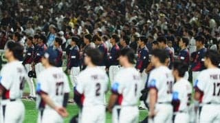 激痩せでも「やっぱりデカい」　日韓戦に現れた超大物…まさかの再会「来てたのか」