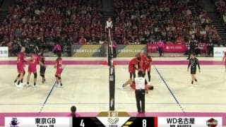 男子バレーで“まさか”の出来事 味方のサーブが後頭部を直撃するハプニングに本人も思わず苦笑い