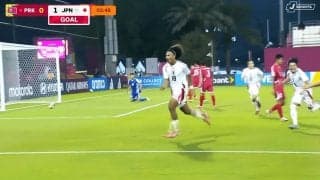 北朝鮮GKを翻弄！16歳日本代表FWが“技ありヘディング弾”「マギーうま」「まさに令和のボンバー！」「沖縄の星」ファン大興奮