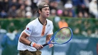 坂本怜 2試合連続のストレート勝ちでベスト8！準々決勝で2年前に「ボコボコにされた」内山靖崇と激突[横浜慶應チャレンジャー]