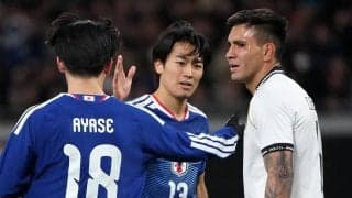 谷口彰悟の密着マークが示すA代表｢次のレベル｣への進化！上田綺世＆中村敬斗｢得点シーンではない｣新機軸プレーも！【日本代表｢11月シリーズ｣の大激論】(1)
