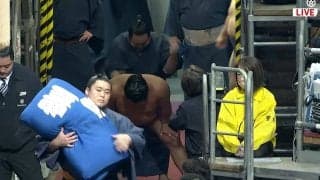 「遠藤が美しすぎる」花道奥に貴重な姿「似合わないですね、服が（笑）」元力士が思わぬツッコミ