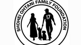 大谷翔平、ファミリー財団の設立を発表　真美子夫人、娘、デコピンとの“4ショット”ロゴ