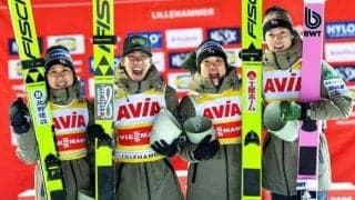 高梨外れても層の厚さで圧倒「誰が選ばれても」　ジャンプ混合団体V