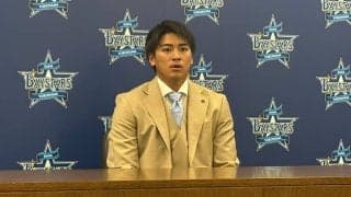 DeNA森敬斗、200万円減の2100万円で更改　“悔しい”連発「練習やっている気持ちでいた」