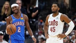 今季第5週の週間MVPに昨季王者サンダーのSGA、キャバリアーズのミッチェルが選出