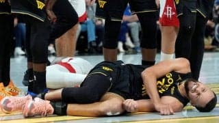 ロケッツ戦の終盤で負傷退場していたカリー、大腿部の打撲により約一週間の欠場へ