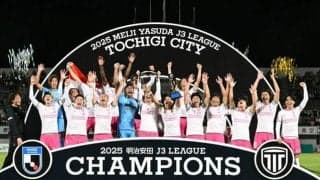 栃木シティが圧勝でJ3初優勝　栃木SCは7位で昇格PO逃す