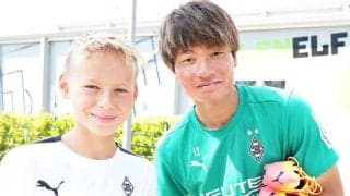 ｢子どもたちと接するのは大好き｣新天地で奮闘する福田師王が語る日本代表DFイベント参加と｢ビックリしました｣個人トレ、指導後は｢パッと足が出る感じ｣