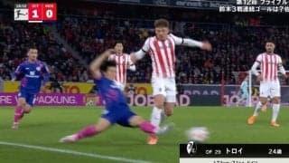 「怖すぎる…」川﨑颯太、危険タックル→相手選手を吹っ飛ばす「エグいな」「ガッツリ削った」場内騒然のプレーにファンはヒヤヒヤ