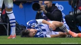 久保建英、強烈トゥーキックに悲鳴「またタケがやられた」「大丈夫か」危険プレーにスタジアム騒然もカード誘発→FK獲得で「痛いと思うけど賢いプレー」