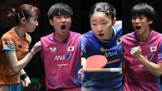 卓球日本の開幕3連勝を支えた“最大の貢献者”は？　中国メディアが勝率100％のキープレーヤーを称賛「並外れた安定感」【ITTF混合団体W杯2025】