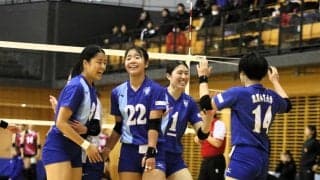 全日本インカレ女子　鹿屋体大が福岡大との九州勢対決を勝ち抜き準決勝へ　東京女体大、筑波大、明海大もベスト4入り