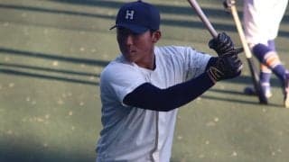法大のスーパー1年生捕手が持ち味の強打を披露！この秋は3本塁打、打率.364、OPS1.046と規格外の成績を残す【大学強化合宿】