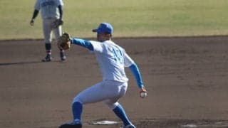 来年ドラ1候補に挙がる青山学院大の剛腕が別格の投球！最速151キロをマーク【大学日本代表強化合宿2日目】
