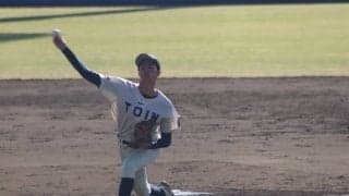 ソフトバンク育成辞退右腕が高校時代から球速を伸ばし最速146キロ！本人はフォーム改良、平均球速向上に手応え【大学日本代表候補強化合宿】