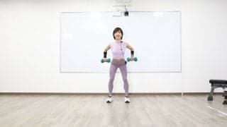 全身を一気に追い込む！ダンベル8分地獄メニュー