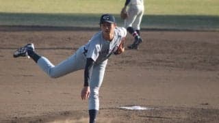 高校時代は3番手投手も最速151キロ右腕へ成長！目指すはリーグ優勝＆大卒プロ入り【大学日本代表強化合宿】