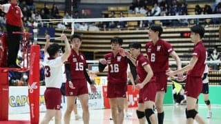 全日本インカレ男子　早稲田大が失セット０の完全優勝で2年ぶり11回目の栄冠