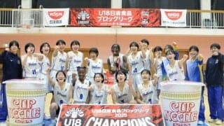 U18ブロックリーグ…7試合中4試合で100点ゲーム、八雲学園高校がグループB全勝優勝