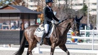 24年七夕賞馬がオリンピアンとのタッグでRRC初参戦 落ち着いた演技みせる