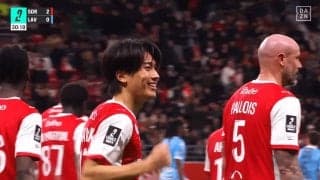 「今季ベストゴールだ」中村敬斗の“衝撃ドライブシュート”に海外ファン熱狂！「リーグドゥ最高の選手」「マルセイユは獲得すべき」