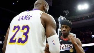 シクサーズのエッジコム、“幼い頃からの憧れ”レブロンは「バスケを始めた唯一の理由」