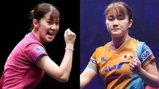 長﨑美柚は世界女王・孫穎莎と、大藤沙月は新星サウスポー・蒯曼と激突　同士討ちを制した日本女子2選手は中国撃破なるか【WTTファイナルズ香港】